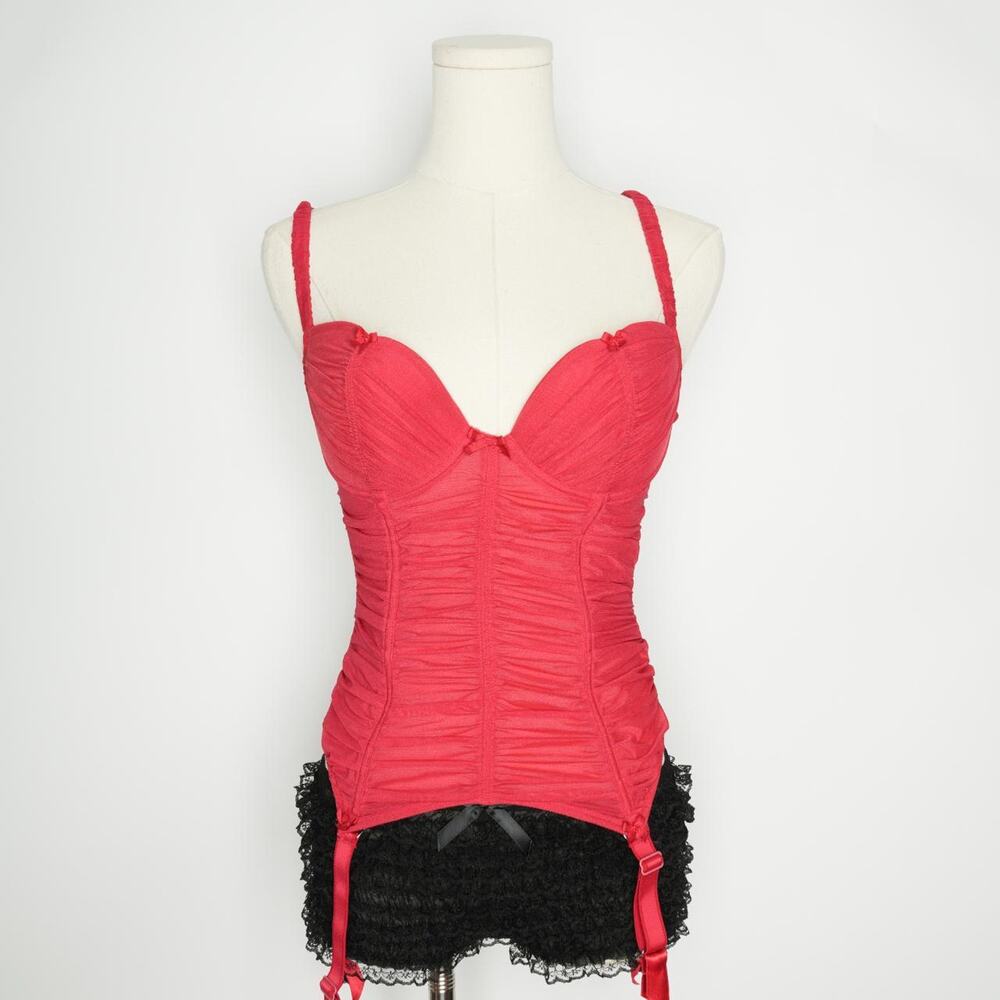 Chantal thomass corset blokette red